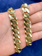 14K Gold 13.3mm Miami Cuban Link CZ Chain - additional product view 6