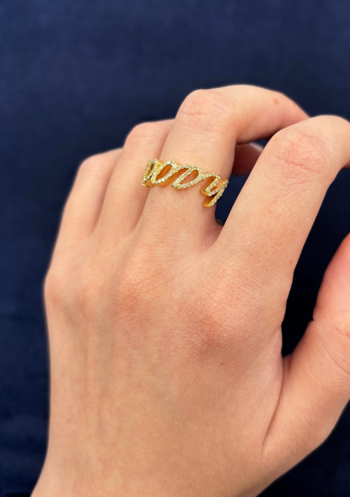 Moody 14K Gold Diamond Ring - additional product view 5