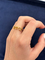 Baddie 14K Gold Diamond Ring - additional product view 5