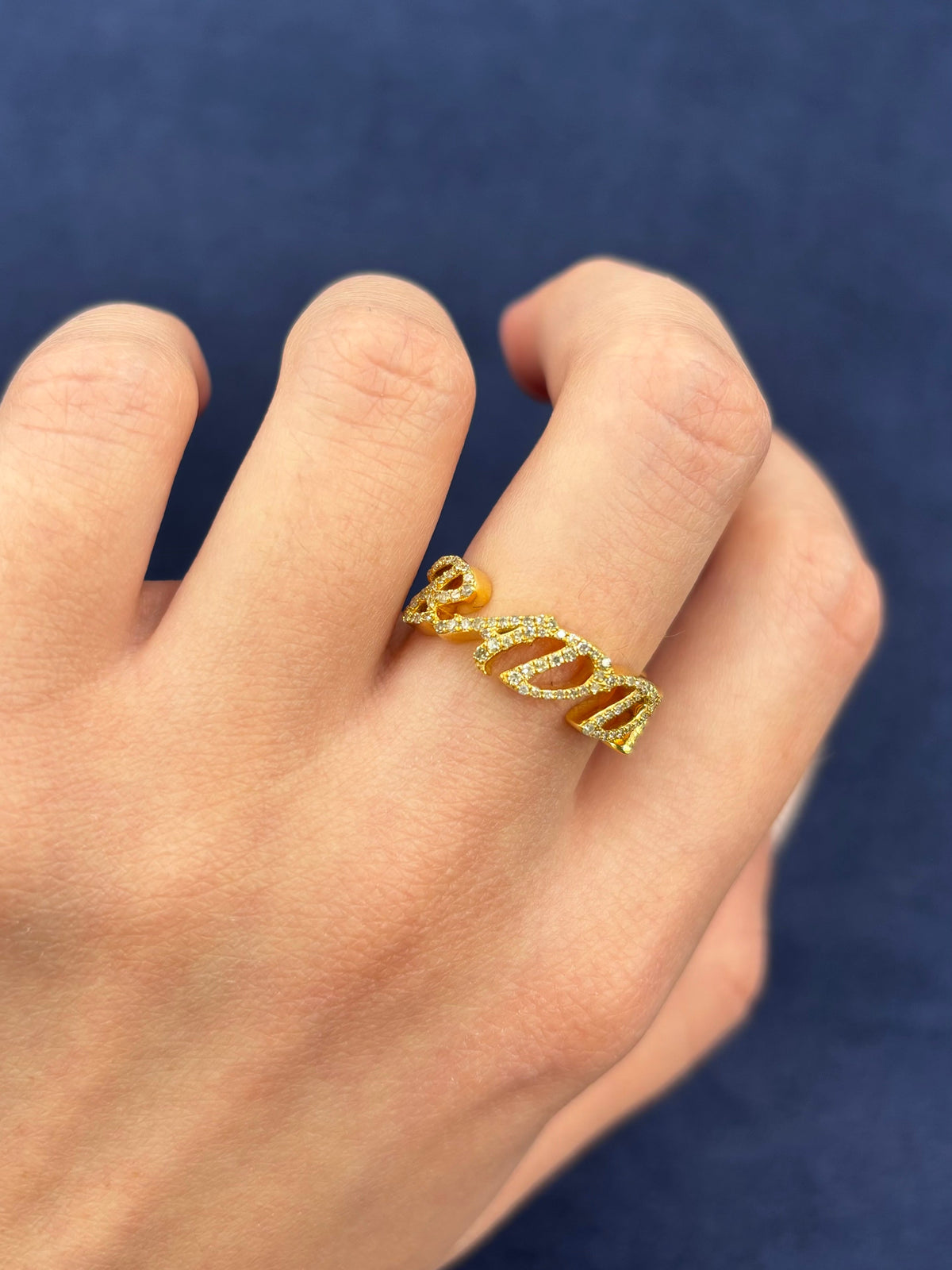 Baddie 14K Gold Diamond Ring - additional product view 3