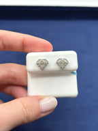 14K Gold Diamond Shape Earrings - additional product view 4