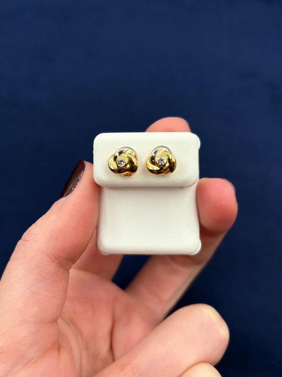 18K Gold Diamond Cartier Earrings - additional product view 4