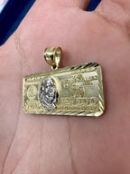 10K Gold $100 Pendant - additional product view 4