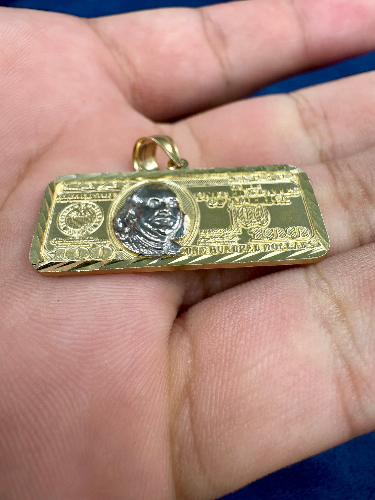 10K Gold $100 Pendant - additional product view 5