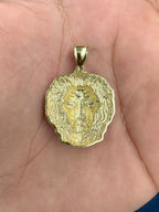 10K Gold Lion Head Pendant - additional product view 6
