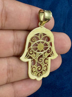 10K Gold Hamsa Pendant - additional product view 6