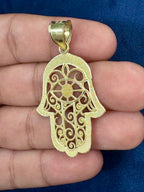 10K Gold Hamsa Pendant - additional product view 3
