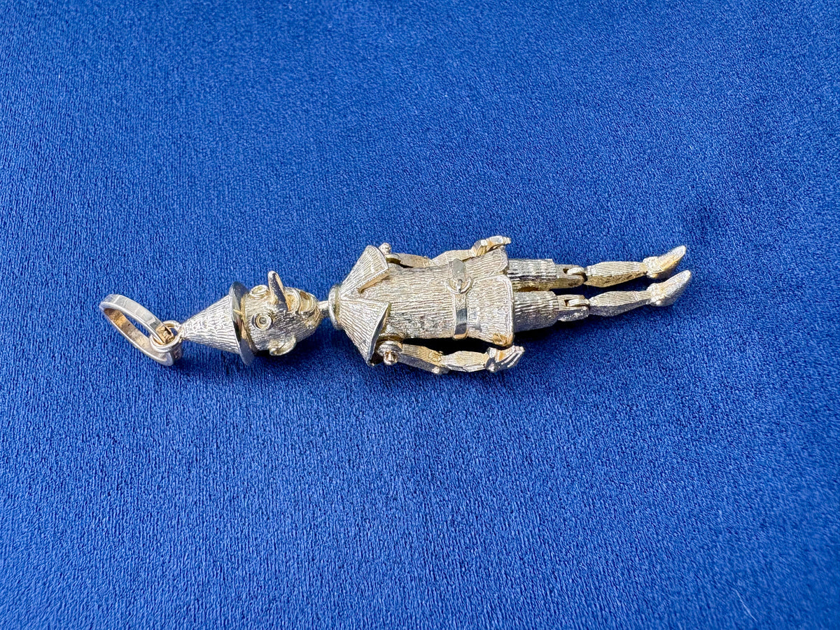14K Gold Pinocchio Pendant - additional product view 4