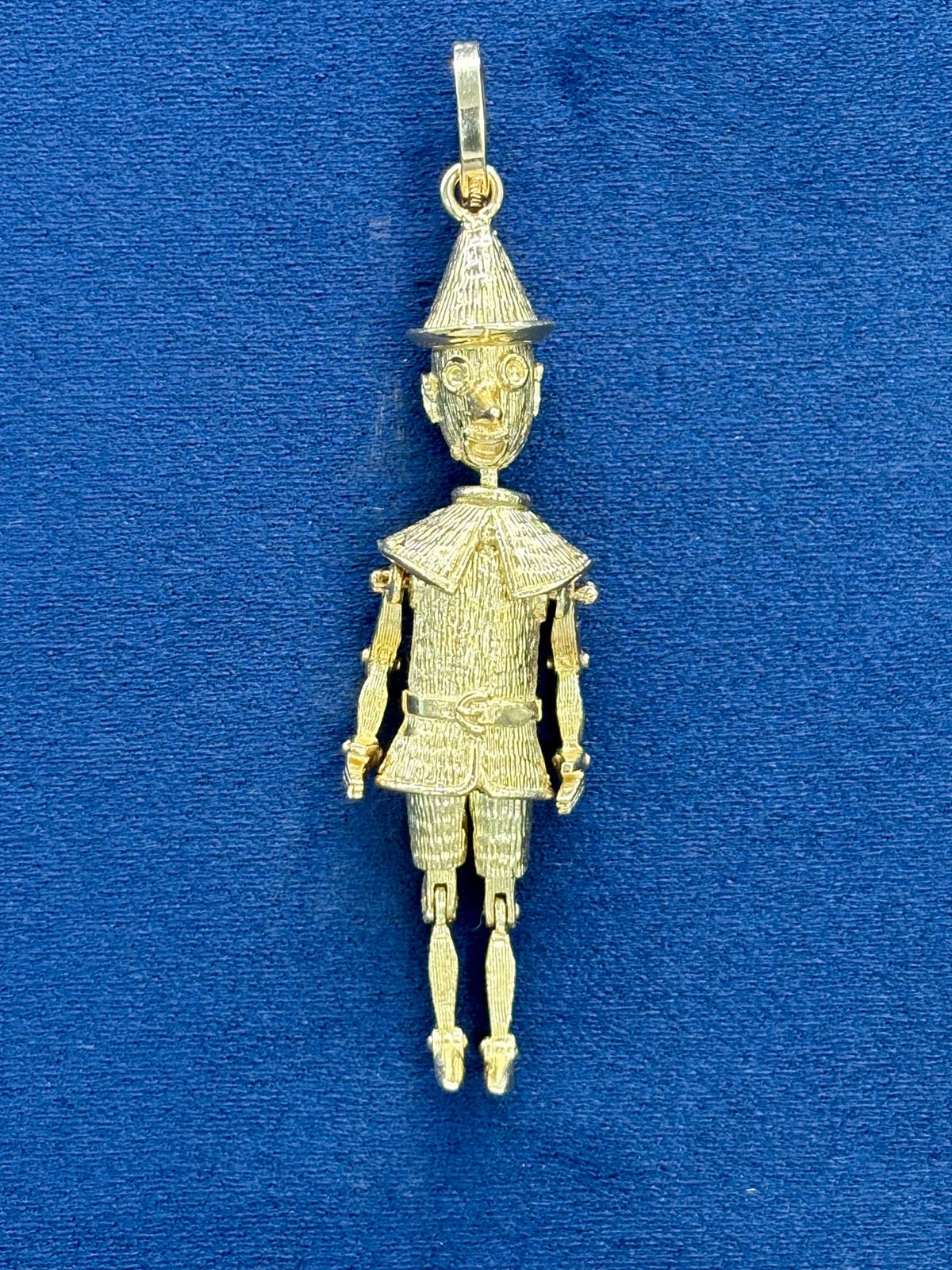 14K Gold Pinocchio Pendant - additional product view 2