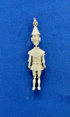 14K Gold Pinocchio Pendant - additional product view 6