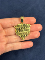 10K Gold Bear Head Custom Pendant - additional product view 5
