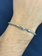 14K White Gold Moon Ice Bracelet - additional product view 5
