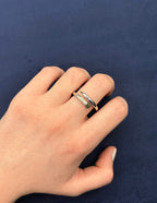 10K Gold Custom Diamond Pencil Rings - additional product view 3