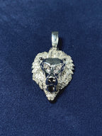 14K Gold Proud Lion Head Pendant - additional product view 3