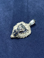 14K Gold Proud Lion Head Pendant - additional product view 4