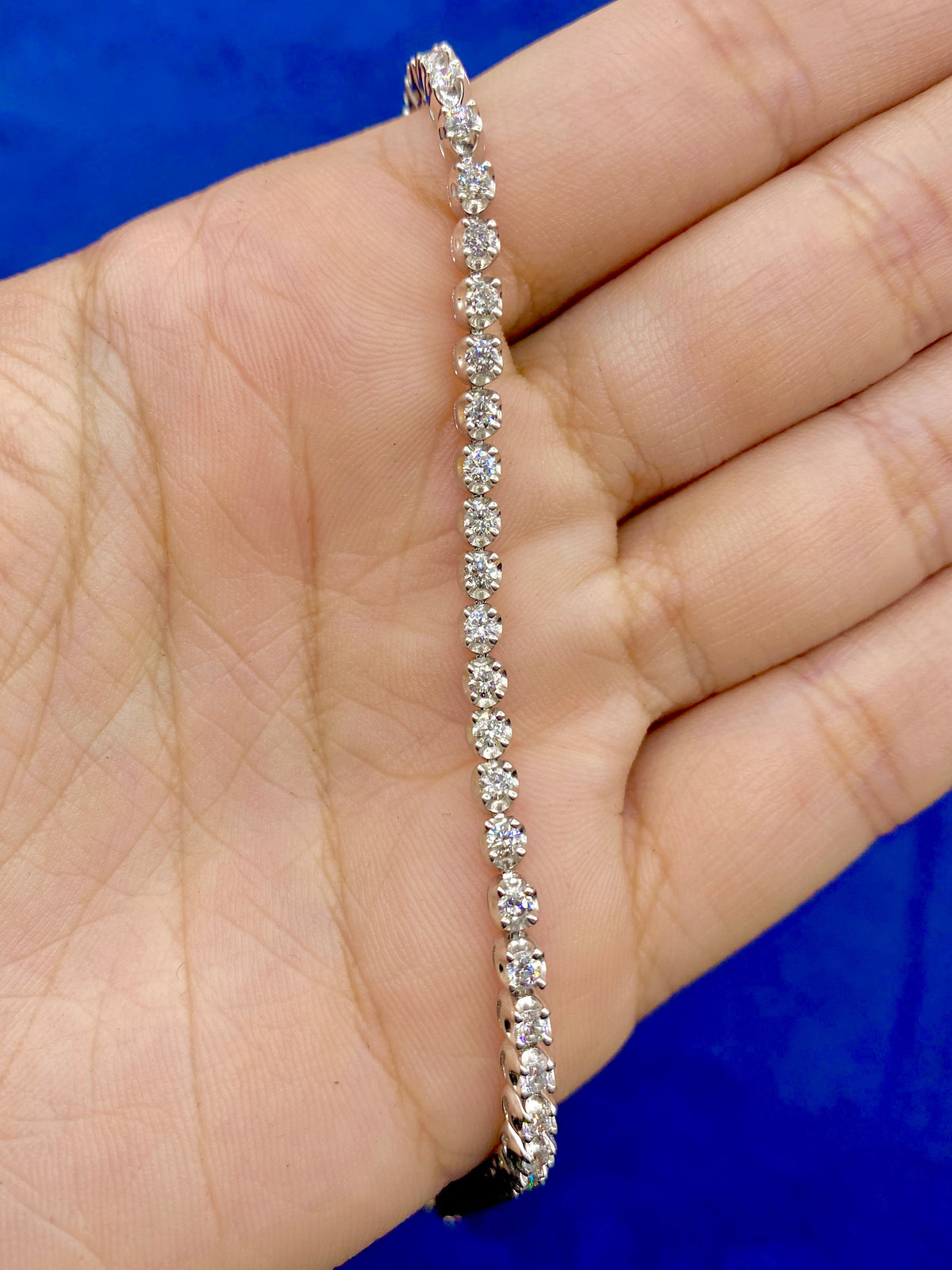 10K Gold Dazzling Diamond Tennis Bracelet - additional product view 3