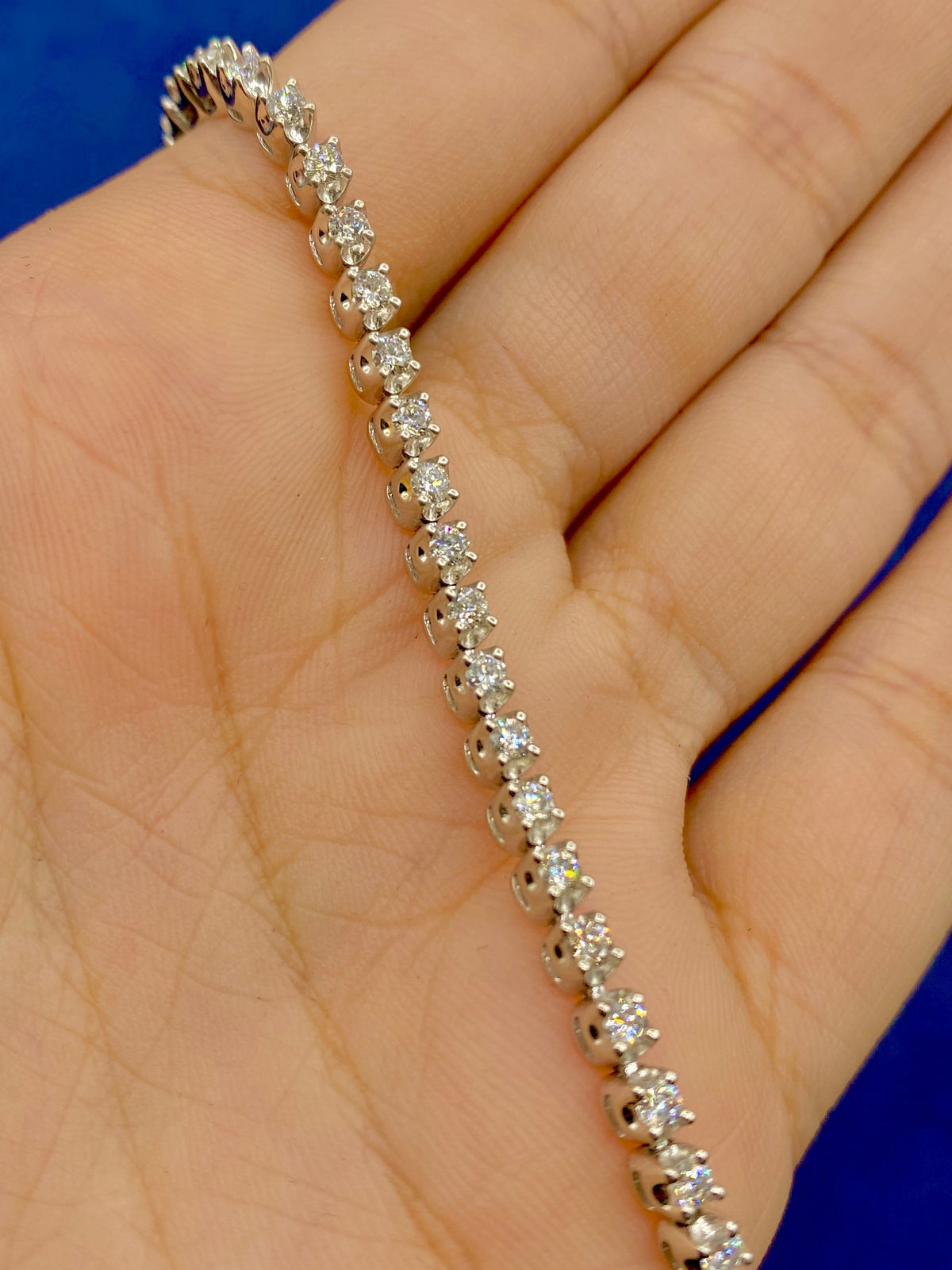 10K Gold Dazzling Diamond Tennis Bracelet - additional product view 4