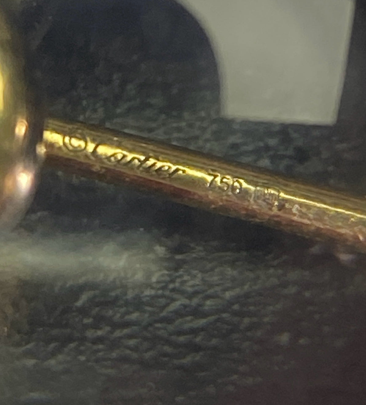 18K Gold Diamond Cartier Earrings - additional product view 6