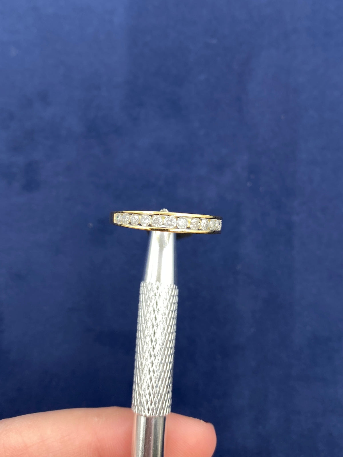 10K Gold Half Diamond Ring Band 2.9mm - additional product view 9