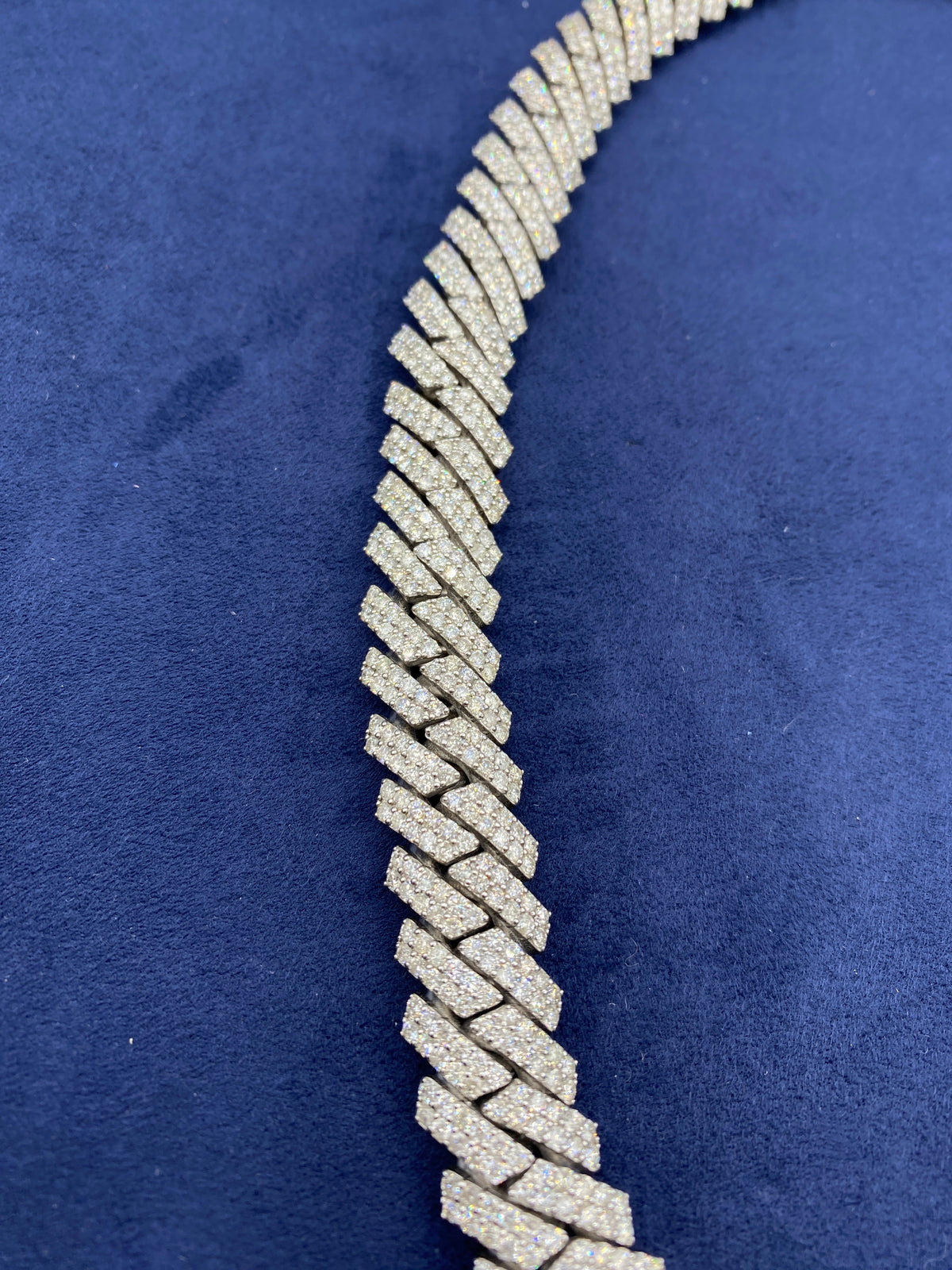 14K Gold Iced Out 14mm 22I Miami Cuban Diamond Chain - additional product view 4