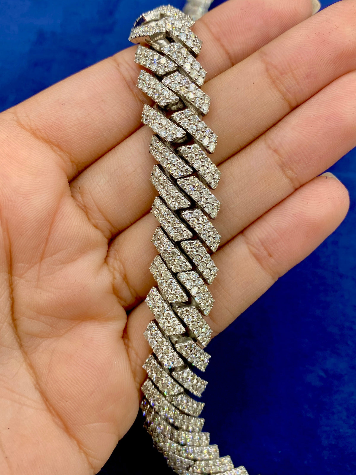 14K Gold Iced Out 14mm 22I Miami Cuban Diamond Chain - additional product view 6