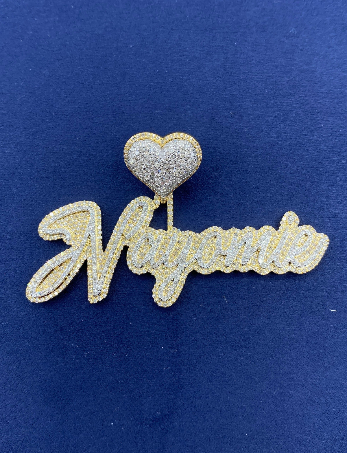 Nayomie Custom Name Diamond Pendant - additional product view 3