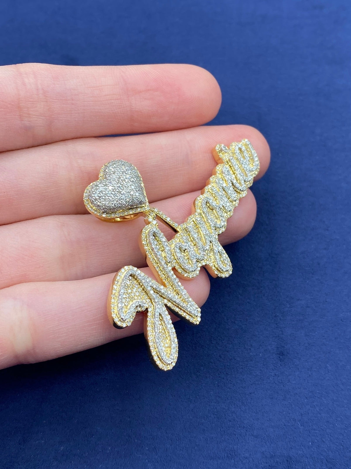 Nayomie Custom Name Diamond Pendant - additional product view 5