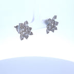 14K Gold Bridal Diamond Baguette Earrings - additional product view 4
