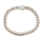 14K Gold Diamond Cut Cuban Bracelet - additional product view 4