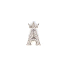 10K Gold Popular Crown Initial Diamond Pendant - additional product view 79