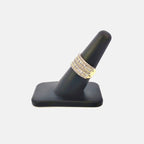 14K Gold Double Row Baguette Layer Diamond Ring - additional product view 5