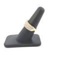 14K Gold Double Row Baguette Bridge Diamond Ring - additional product view 3