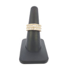 14K Gold Double Row Baguette Bridge Diamond Ring - additional product view 2
