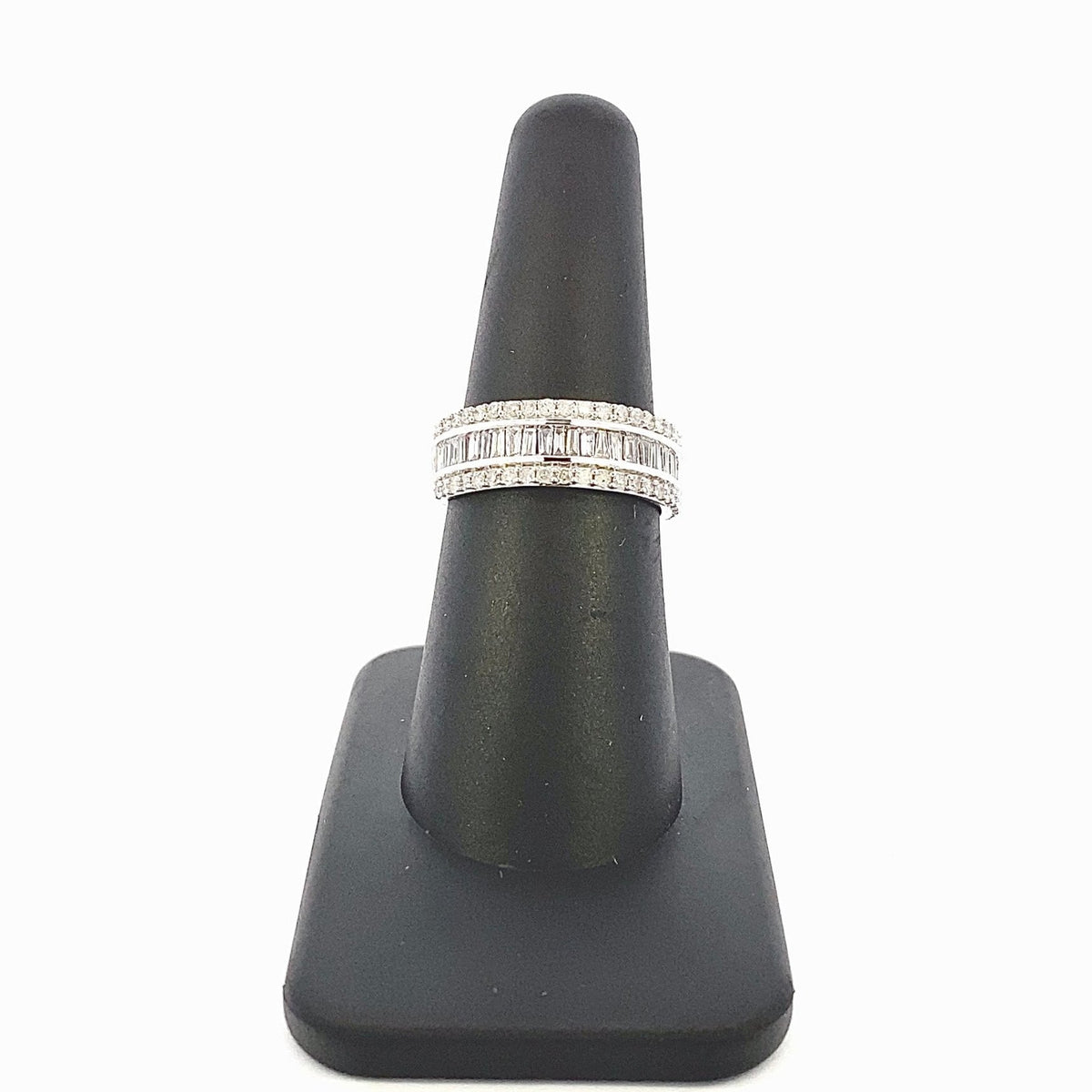 14K Gold Single Row Baguette Diamond Ring - additional product view 8
