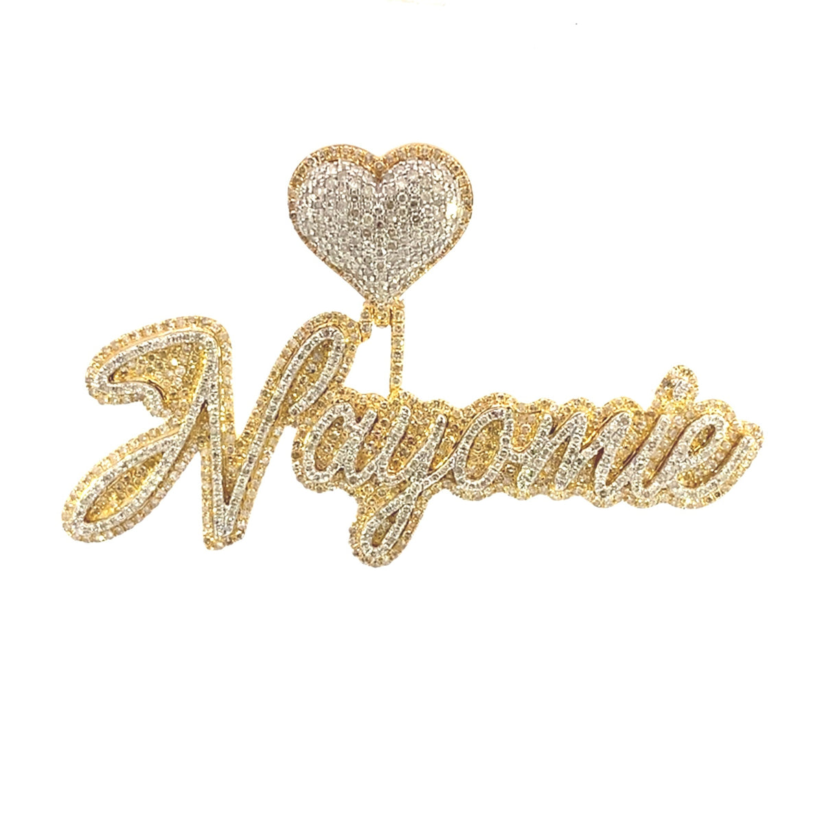 Nayomie Custom Name Diamond Pendant - additional product view 2