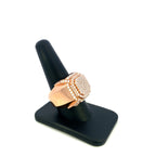 14K Gold Jumbo Chunky Box Diamond Ring - additional product view 7