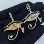 14K Gold Eygptian Eye of Horus Diamond Pendant - additional product view 5