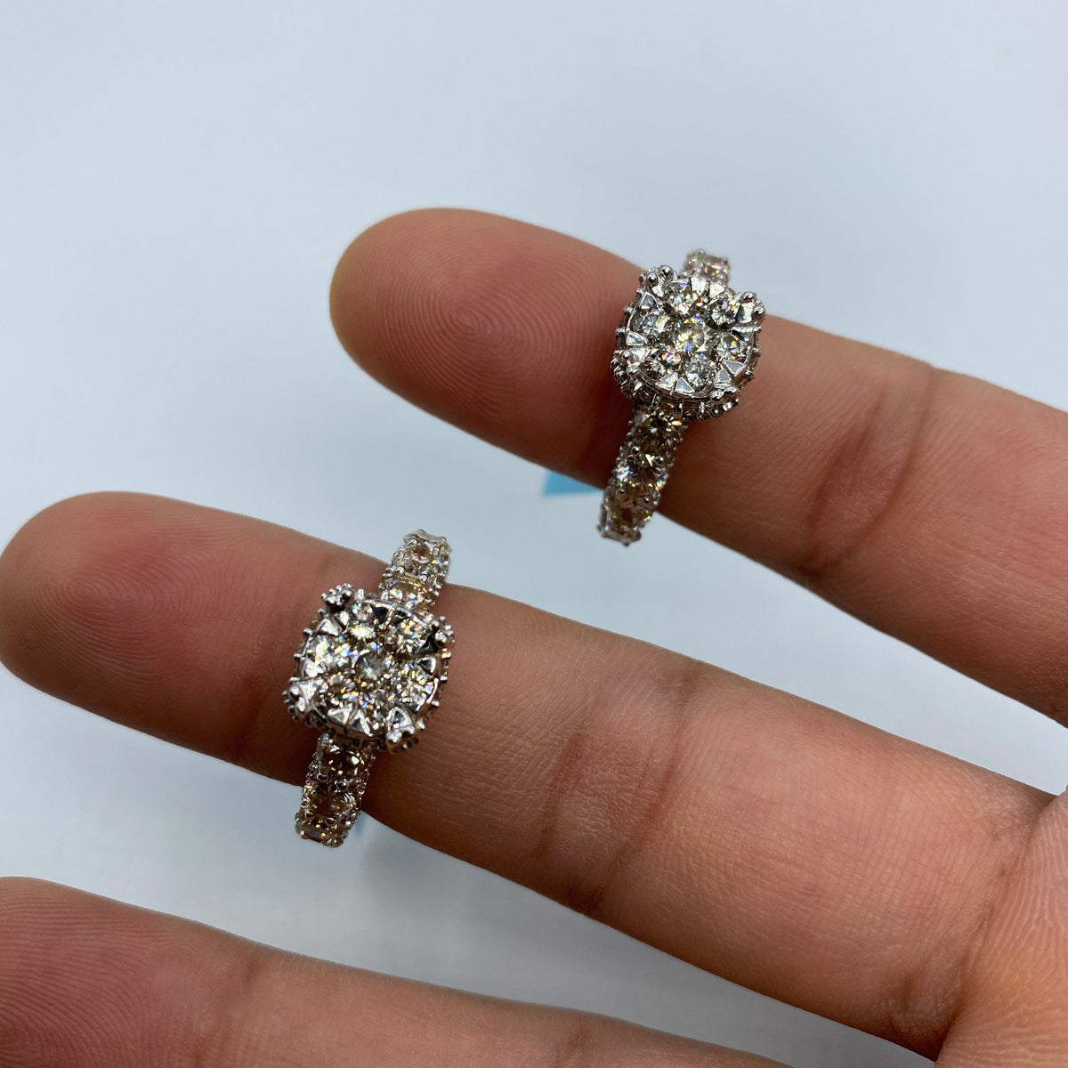 14K Gold Jumbo Engagement Diamond Ring - additional product view 5