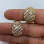 10K Gold Round Championship Diamond Baguette Ring - additional product view 3