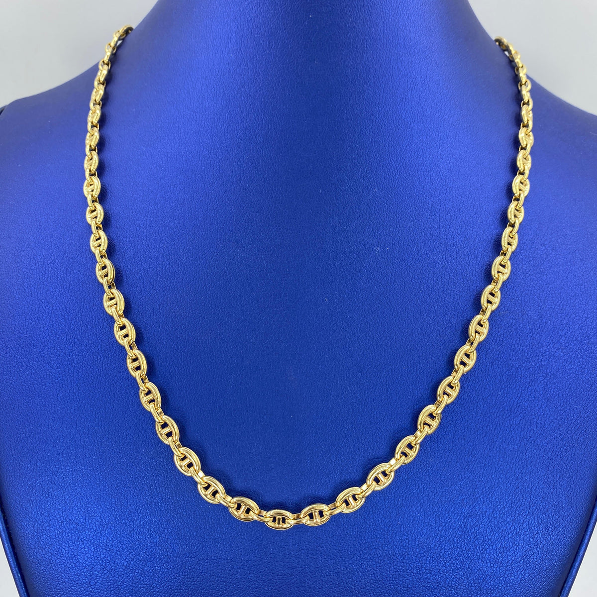 14K Gold 5.5mm Mariner Link Chain 20 in - additional product view 2