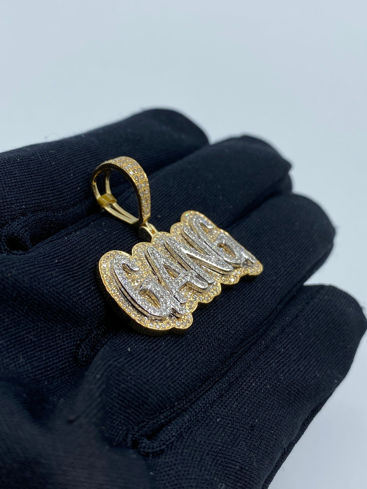 Gang Name Diamond Pendant - additional product view 3