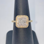 14K Gold Solána Square Diamond Engagement Ring - additional product view 6