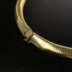 14K Gold 12.5mm Italian Herringbone Snake Chain - additional product view 3