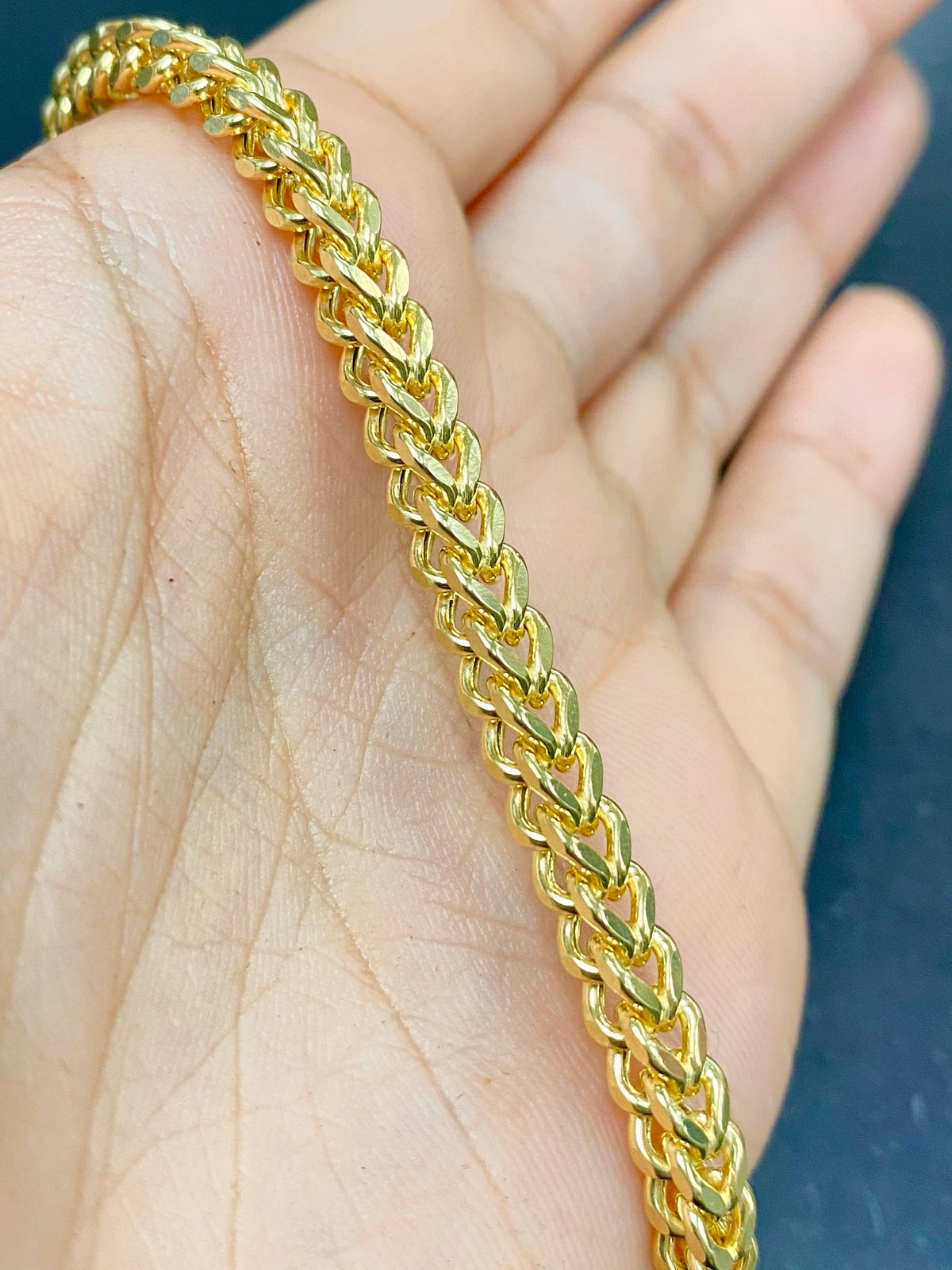10K Gold 5mm Franco Bracelet - additional product view 3