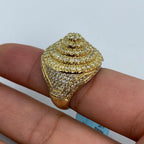 14K Gold California Cake Diamond Ring - additional product view 6