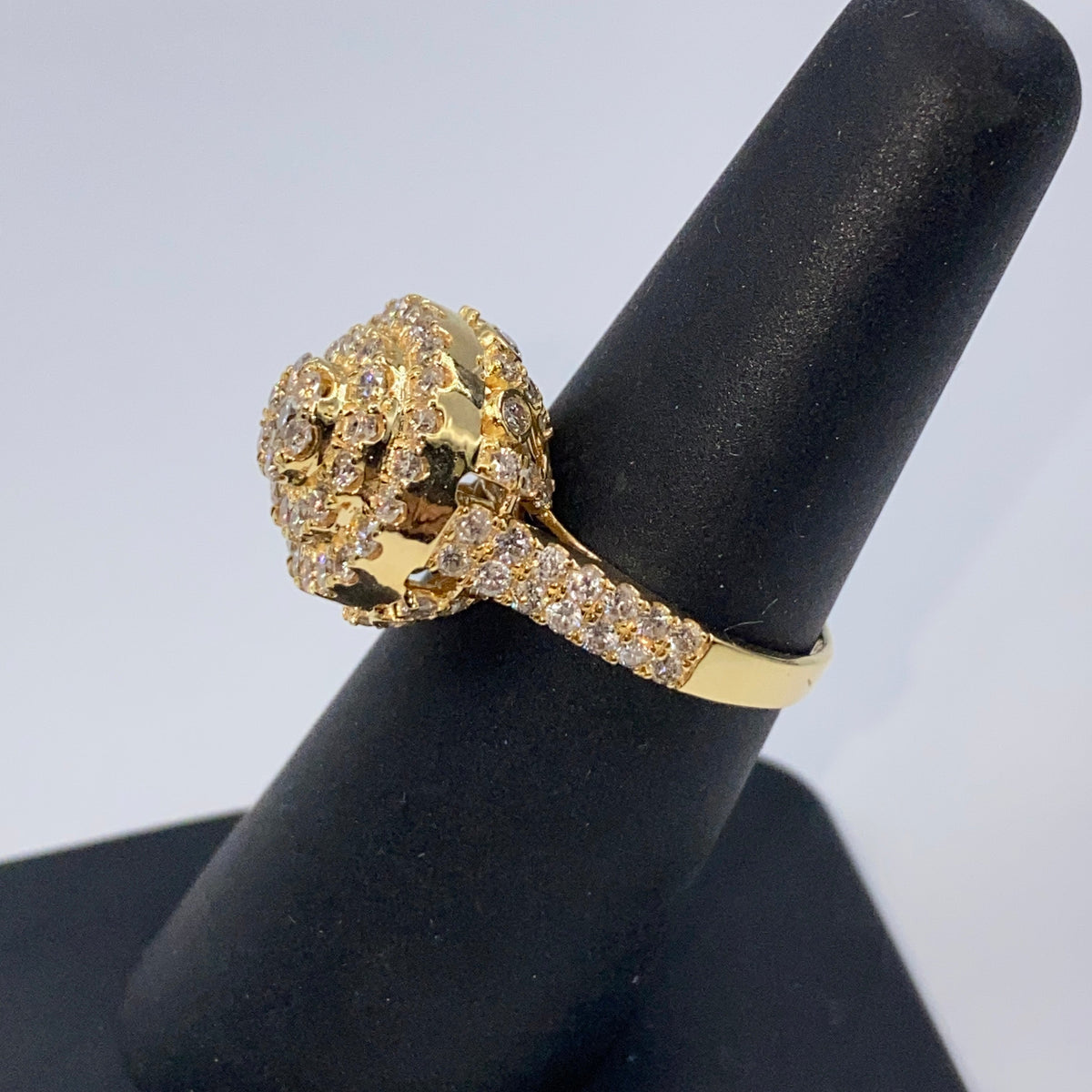 14K Gold Heritage Cake Diamond Ring - additional product view 8
