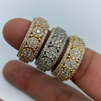 14K Gold Eternity Flower Diamond Ring 6.8 Ct - additional product view 7