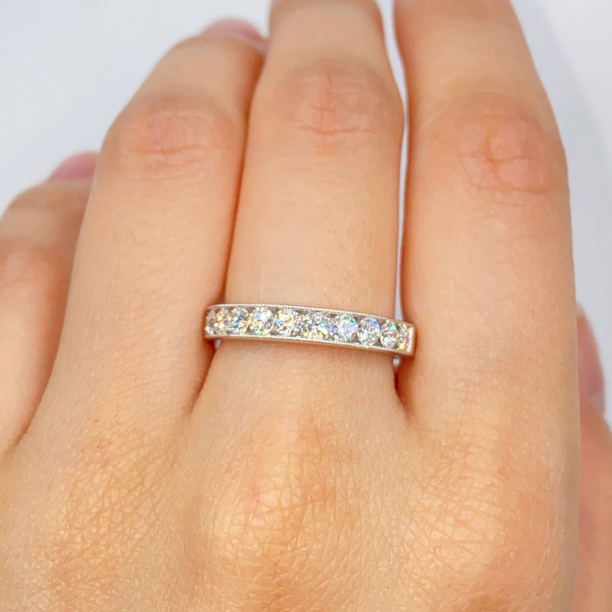 18K Gold Jumbo Pavé Diamond Ring - additional product view 3