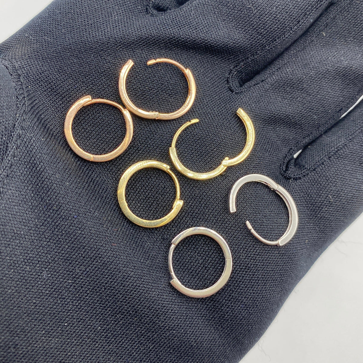 14K Gold Hoop Earrings - additional product view 2