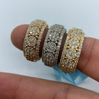 14K Gold Eternity Flower Diamond Ring 6.8 Ct - additional product view 2